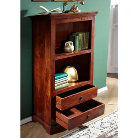 Massivmoebel24 Bücherregal 68 x 44 x 140 cm Braun