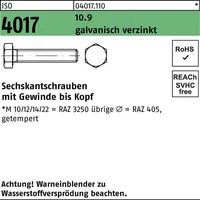 Hörger & Geßler ISO 4017 Sechskantschraube VG M18x70 Stahl