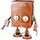 Casablanca by Gilde Roboter Robotic 34 x 37,5 cm Braun