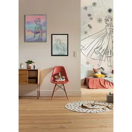 KOMAR Wandbild Disney Frozen Blue Lights 40 cm x 50 cm Beige