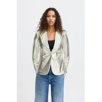 ICHI Kurzblazer IHKATE METALLIC BL in Weiß | Gr.: L