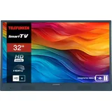 Telefunken PL32BI 32" LED HD mobiler Akku-TV blau