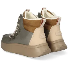 HEYDUDE Hey Dude Wendy Peak Apres beschichteter Twill, Oliv/Blatt für mich (Leaf It to Me), 37 EU - 37 EU
