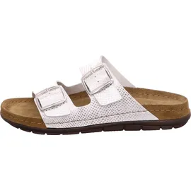 ROHDE Damen Pantolette gemusterter Zweiriemer mit Schnalle Rodigo-D 5872, Größe:38 EU,