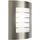 ledscom.de Wandleuchte ZYNO Edelstahl 28,3 cm 1x E27 max. 40W weiß