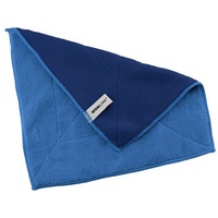 KOCHBLUME Microfasertuch | 30x30 cm blau/dunkelblau