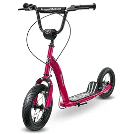 HyperMotion Kinderroller 12 Zoll pink/rot