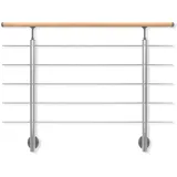 DOLLE Geländer-Set 150 cm Aluminium/Edelstahl/Holz