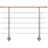 DOLLE Geländer-Set 150 cm Aluminium/Edelstahl/Holz
