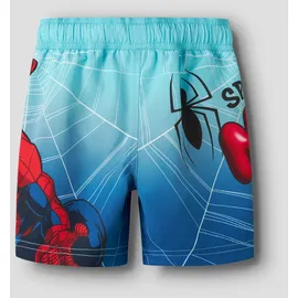 NAME IT NMMMALTE SPIDER LONG SWIMSHORTS Blau 92
