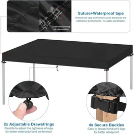 luxuskollektion Tischplatten Abdeckung 200x100x15cm Schutzhülle