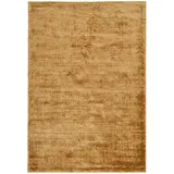 Tom Tailor Viskose-Teppich Shine uni 430 ocher 300x400 cm