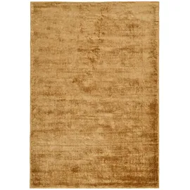 Tom Tailor Viskose-Teppich Shine uni 430 ocher 300x400 cm