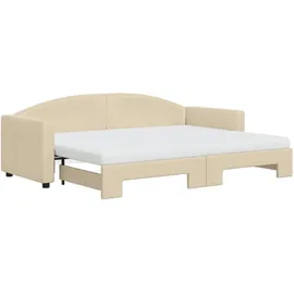 vidaXL Tagesbett 80 x 200 cm Creme