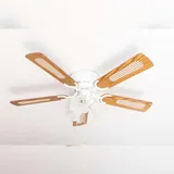 Pepeo Kisa 105 cm Deckenventilator mit Licht