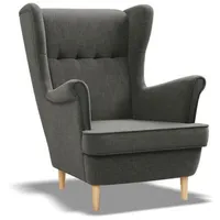 Velo, Schwarz, Textil, 54x73x60 cm, Kinder- & Jugendzimmer, Kindermöbel, Kindersitzmöbel & -tische, Kindersessel & -sofas