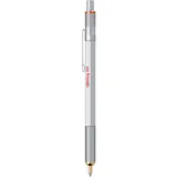 Rotring 800 Kugelschreiber | mittlere Spitze | silberner Tinte | schwarzer Schaft | nachfüllbar
