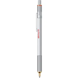 Rotring 800 Kugelschreiber | mittlere Spitze | silberner Tinte | schwarzer Schaft | nachfüllbar