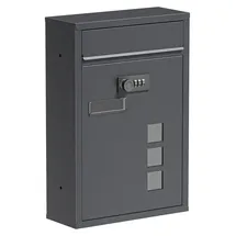 Wiltec Briefkasten Anthrazit