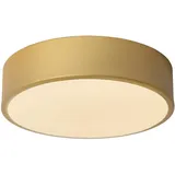 LUCIDE UNAR - Deckenleuchte - Ø 20 cm - LED 3 StepDim - 1x12W 2700K - Mattes Gold/Messing