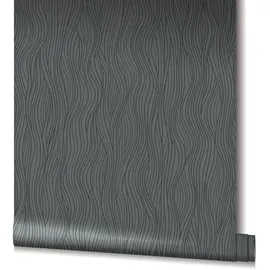 Marburg Vliestapete Serene Stripes 53 cm x 10 m grau