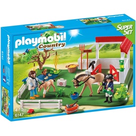 Playmobil Country SuperSet Koppel mit Pferdebox (6147)