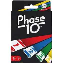 Mattel Games Phase 10,  Kartenspiel, Gesellschaftsspiel, Familienspiel, Kinderspiel