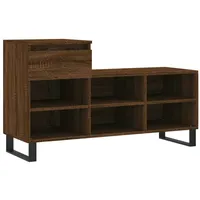 VidaXL Schuhregal Braun Eichen-Optik 102x36x60 cm Holzwerkstoff