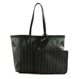 Lacoste Zel Shopping Bag Monogram Noir Gris