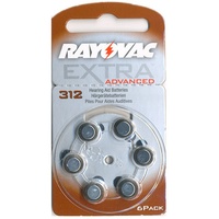 Hörgerätebatterien Rayovac Extra 312