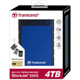 Transcend StoreJet 25H3 4 TB USB 3.1 blau TS4TSJ25H3B