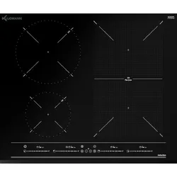 Induktion Kochfeld FLEX Autark Induktion KI6000SB 4+1 Zonen 60cm Klugmann MultiSlider-Touch