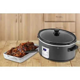 ECG PH 6530 Slow Master, 6,5 l, Elektronisches Bedienfeld mit LED-Anzeige, Dunkelblau/Schwarz/Silber