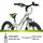 Galano GA20 20" RH 26 cm grau/grün 7-Gang V-Brakes