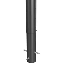 Biohort Steher für Sichtschutz zum Einbetonieren 90 cm hvst. Dunkelgr.-Metallic