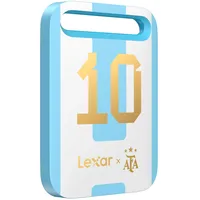 Lexar 512 GB SL260 Air Portable SSD AFA Edition Weltmeisterschaft kompatibel mit PC & Mac, iPhone, Smartphones, Tablets, USB 3.2 Gen 1, bis zu 390 MB/s Lesen (LSL260X512G-BNXNU)