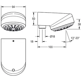 kwc aquarotter gmbh Aquajet-Comfort Duschkopf (2030021283)