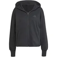Adidas All SZN French Terry Loose Reißverschlusspullover - Black