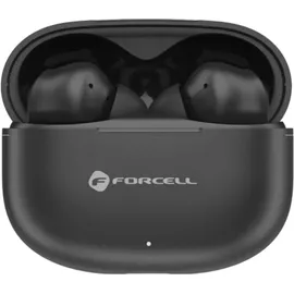 forcell F-AUDIO Bass Engine kabellose Bluetooth-Kopfhörer TWS ANC + ENC + TUYA APP Schwarz | Schwarz