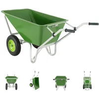 Baumarktplus 2-Rad Schubkarre XL 200 L 300 kg Gartenschubkarre