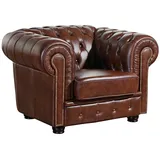 Max Winzer Sessel Norwin Chesterfield 44 x 68 x 100 cm Braun