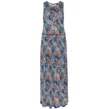 s.Oliver Maxikleid Blau/Mehrfarbig Tupfenprint 34