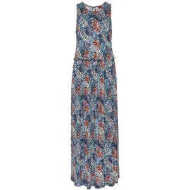 s.Oliver Maxikleid Blau/Mehrfarbig Tupfenprint 34