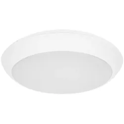 LED-Deckenleuchte weiß rund Ø30 cm Leistung+Lichtfarbe einstellbar IP66