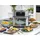 Princess Heißluftfritteuse Mini Backofen 10 l schwarz/silberfarben