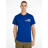 Tommy Jeans T-Shirt »TJM TJ REG ENTRY WW CONCERT TEE«, blau