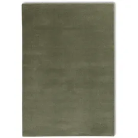 Astra "Barletta 240", grün, B:133cm H:20mm L:190cm, Kunstfaser, Teppiche, Teppich, Langflor, Shaggy, uni, weich, Wohnzimmer,Schlafzimmer