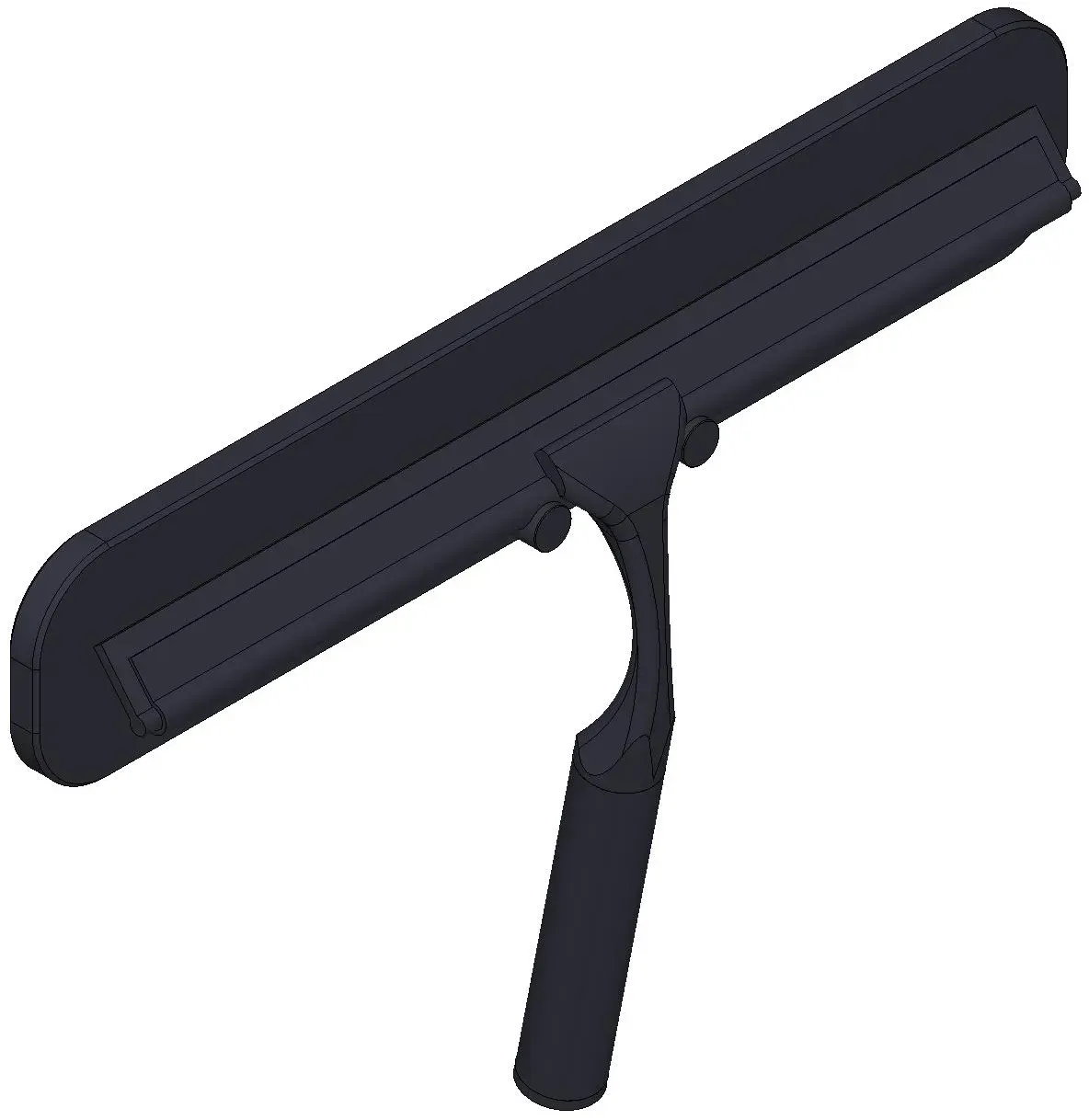 Giese Haken mit Glasabzieher - schwarz matt