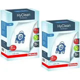 Set Von 8 Staubbeuteln Hyclean 3d Gn + 4 Filter Für Miele -staubsauger