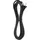 EMOS Gummi-Anschlussleitung 3 m, Zuleitungskabel, Anschlusskabel, Bügeleisenkabel, Verbindungskabel Schuko, 2 x 1.0 mm2, H05RN-F Gummi/Neopren, Schwarz